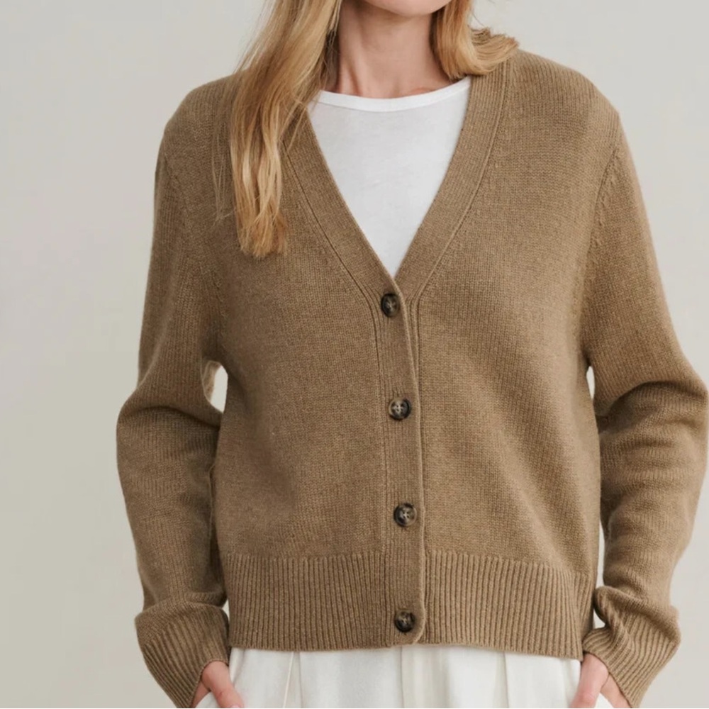 Jenni Kayne Cashmere Colette Cardigan.  Size M. NWT.  Doe.